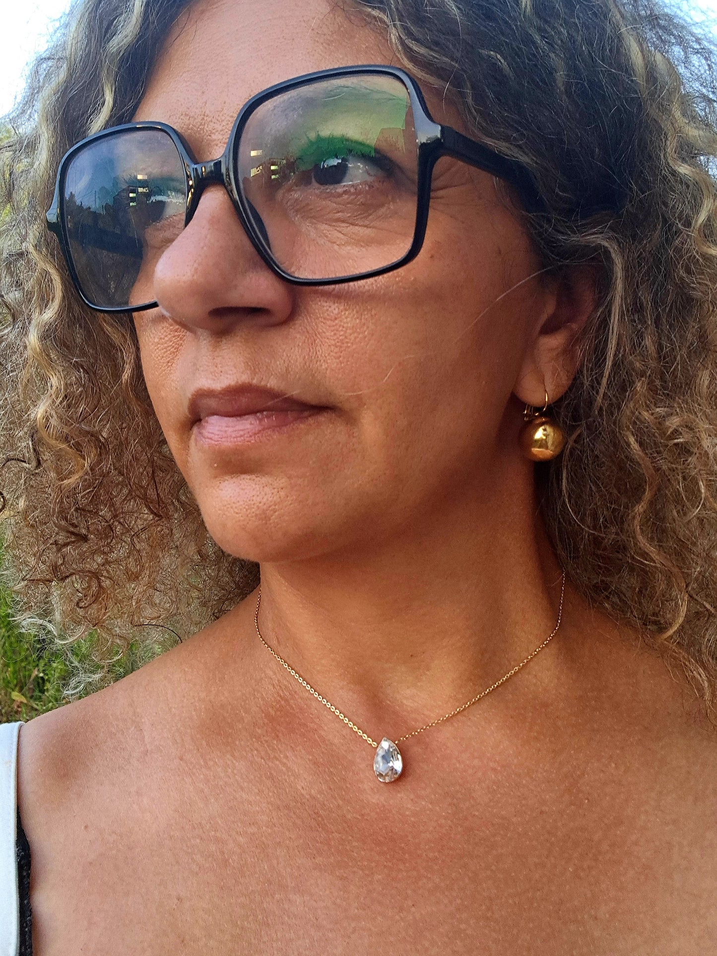 Colliers Swarovski cristal blanc