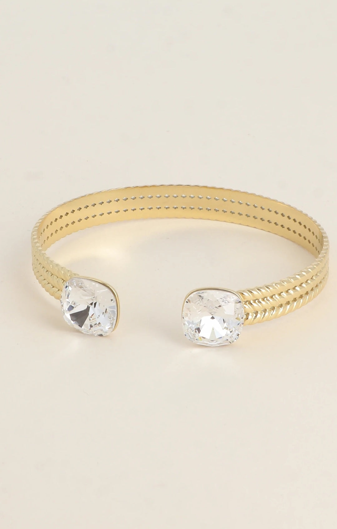 Jonc cristal Swarovski blanc