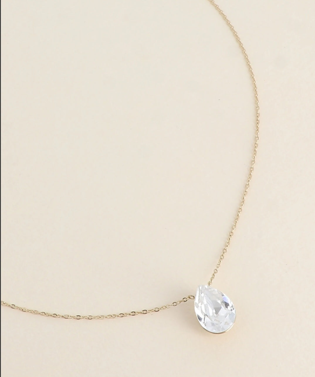 Colliers Swarovski cristal blanc