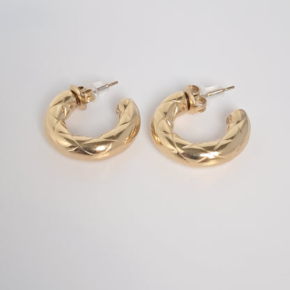Boucles d'oreilles Lunaria