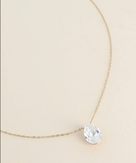 Colliers Swarovski cristal blanc