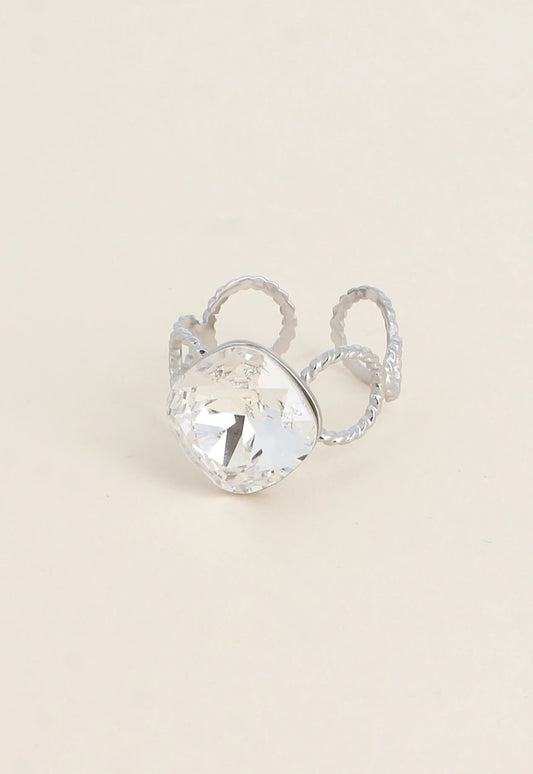 Bague Lamina argenté